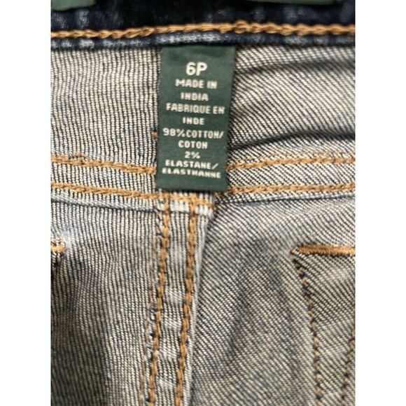 Ralph Lauren Jeans Womens 6P Petite Classic Straight Light Wash Denim High Rise - Picture 4 of 11